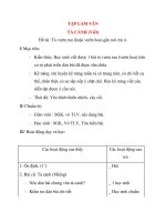 Giáo án lớp 4 môn TẬP LÀM VĂN TẢ CẢNH (Viết) potx