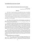 Báo cáo nghiên cứu khoa học: 