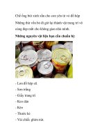 Chế ống bút xinh xắn cho con yêu từ vỏ đồ hộp pdf