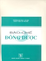 Bào chế đông dược part 1 pot