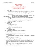 Giáo án âm nhạc lớp 1: NGHE HÁT QUỐC CA KỂ CHUYỆN ÂM NHẠC ppt