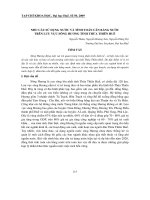 Báo cáo nghiên cứu khoa học: 