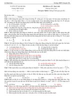 Bài kiểm tra số 1 Năm học 2010_2011 ppt