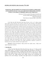 Báo cáo nghiên cứu khoa học: 