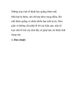 Những loại sinh tố đánh bay quầng thâm mắt pptx