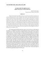 Báo cáo nghiên cứu khoa học: 