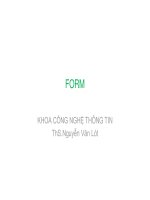TÌM HIỂU VỀ FORM pdf