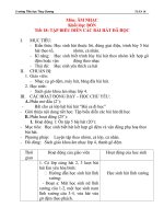 Giáo án âm nhạc lớp 4: TẬP BIỂU DIỄN CÁC BÀI HÁT ĐÃ HỌC potx