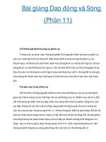 Bài giảng Dao động và Sóng (Phần 11) ppsx