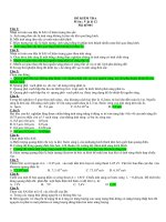 ĐỀ KIỂM TRA Môn: Vật lý 12 - Mã đề 001 pps