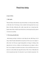 Thoái hóa khớp pps