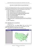 CÁC BÀI TẬP THỰC HÀNH VỚI PHẦN MỀM ARCVIEW GIS - BÀI TẬP 3A doc