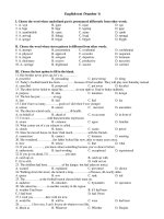 English test (Number 1) pot