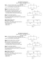 ĐỀ KIỂM TRA HỌC KỲ I Môn: Vật lý lớp 11 - Đề số 1 pptx