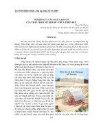 Báo cáo nghiên cứu khoa học: 