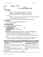 Giáo án Vật Lý lớp 8 ( cả năm ) part 1 pdf