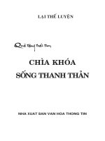 chìa khóa sống thanh thản phần 1 doc