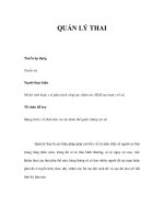 QUẢN LÝ THAI doc