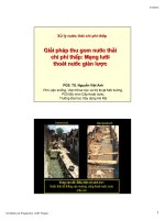 Tài liệu Xử lý nước thải chi phí thấp potx