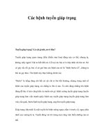 Các bệnh tuyến giáp trạng pptx