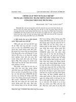 Báo cáo nghiên cứu khoa học: 