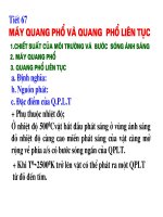 Bài giảng vật lý : Máy quang phổ - Quang phổ liên tục part 2 pdf