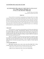 Báo cáo nghiên cứu khoa học: 