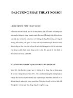 ĐẠI CƯƠNG PHẪU THUẬT NỘI SOI ppt