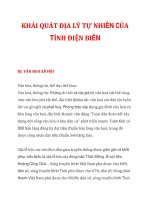 KHÁI QUÁT ĐỊA LÝ TỰ NHIÊN CỦA TỈNH ĐIỆN BIÊN III. VĂN HOÁ XÃ HỘI Văn hóa, pps