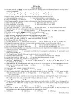 Đề ôn tập Môn vật lý (tt) ppt