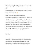 Cẩm nang chụp hình 