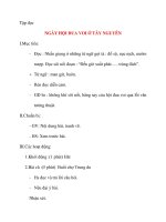 Giáo án lớp 4 môn Tập đọc NGÀY HỘI ĐUA VOI Ở TÂY NGUYÊN pdf