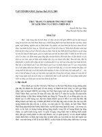 Báo cáo nghiên cứu khoa học: 