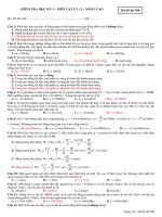 KIỂM TRA HỌC KỲ I MÔN VẬT LÝ 12 – Mã đề thi 580 ppsx