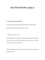 ĐÁI THÁO ĐƯỜNG (phần 2) potx