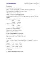 Luyện thi thử ĐH trên mạng - Đề 5 ppt