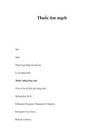 Thuốc tim mạch docx