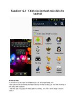 Equalizer v2.1 - Chỉnh sửa âm thanh toàn diện cho Android docx