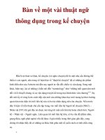 Bàn về một vài thuật ngữ thông dụng trong kể chuyện pptx