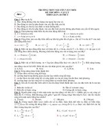 ĐỀ THI TỐT NGHIỆP THPT MÔN VẬT LÍ - ĐỀ 2 pps