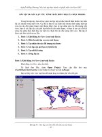 CÁC BÀI TẬP THỰC HÀNH VỚI PHẦN MỀM ARCVIEW GIS - BÀI TẬP 3B ppsx