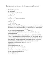 phương pháp giải tích phân hay nhất