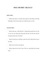 PHÁC ĐỒ ĐIỀU TRỊ NGẤT ppsx