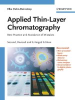 Applied thin layer chromatography   best practice and avoidance of mistakes 2nd ed   e  hahn deinstrop (wiley, 2007) WW