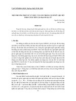 Báo cáo nghiên cứu khoa học: 