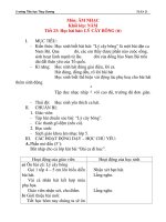 Giáo án âm nhạc lớp 5: Học bài hát: LÝ CÂY BÔNG (tiết 1) pps