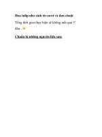 Hoa tulip nhỏ xinh từ carot và dưa chuột doc