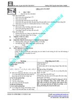 Giáo án sinh học nâng cao lớp 11 phần 5 docx