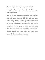 Chọn phong cách vintage rong chơi cuối ngày ppt