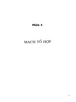 Giáo trình kỹ thuật số - Phần 2 Mạch tổng hợp - Chương 4 ppsx